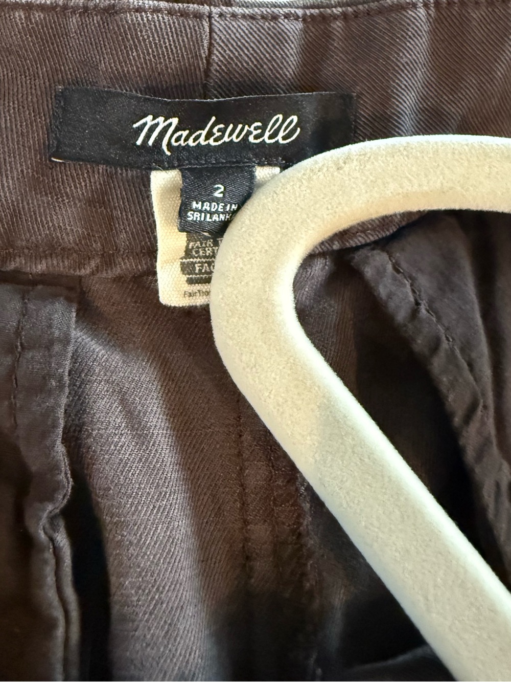 Madewell Slouchy Straight Pants in Drapey Twill size 2 - Picture 5 of 9